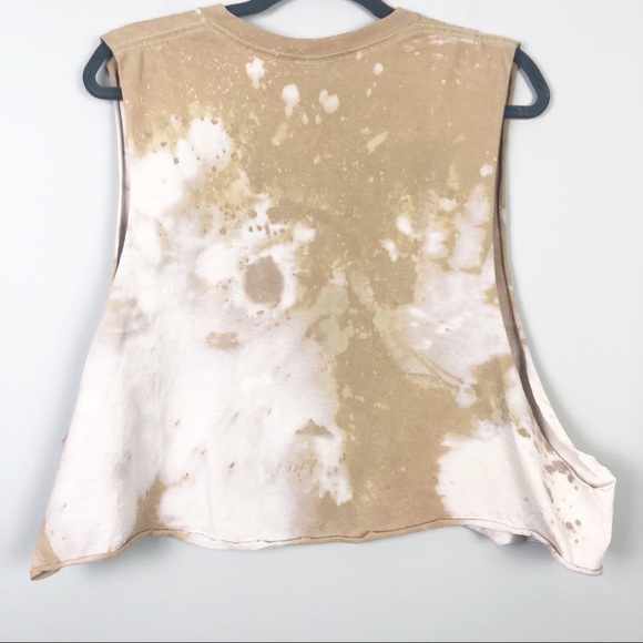 ALBUQUERQUE NEW MEXICO Tie Dye Upcycled Tee Crop - Picture 4 of 6